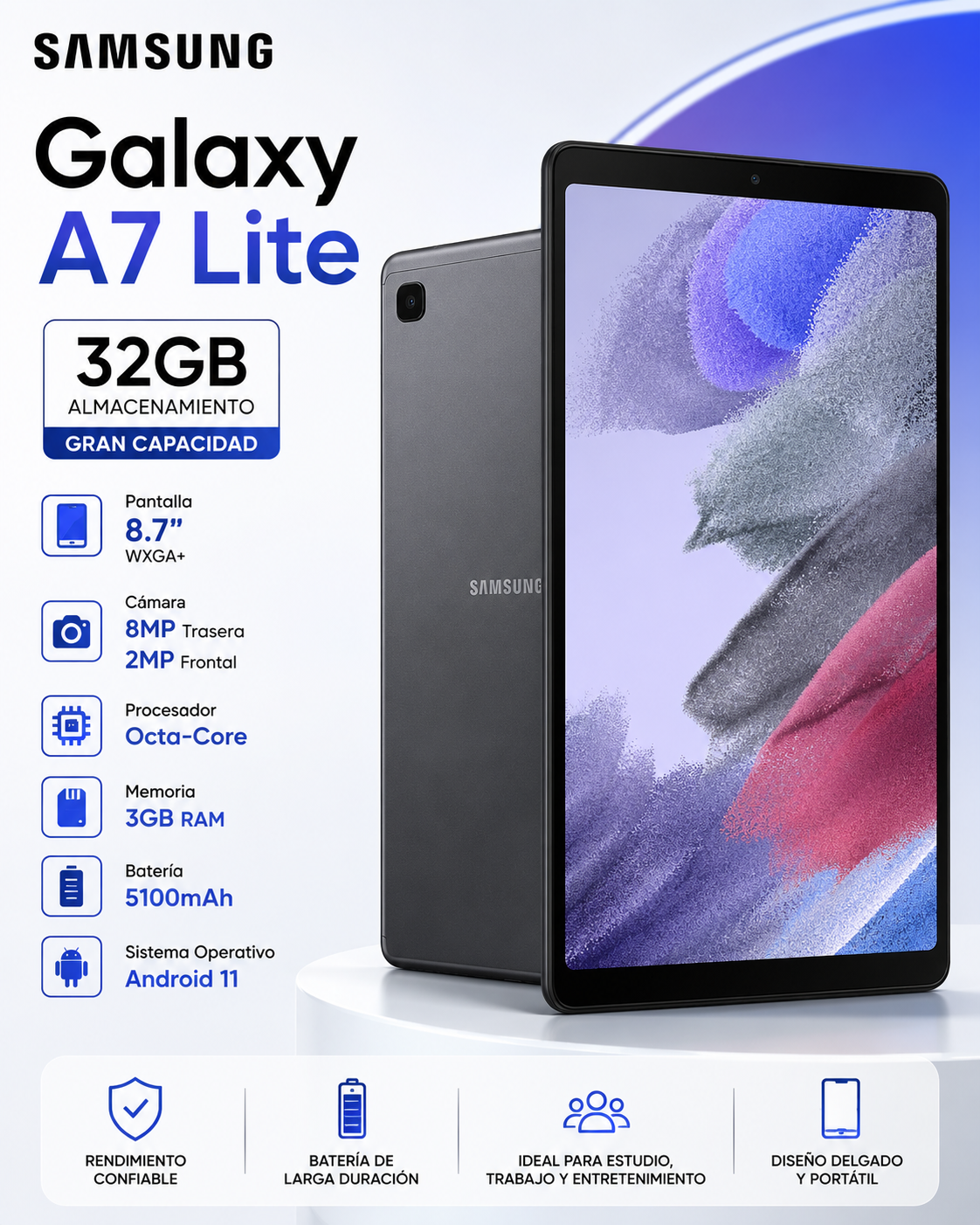 TABLET GALAXY A7 LITE 32GB
